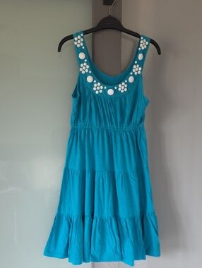 Soaked Size M Beach Dress With Decorations
